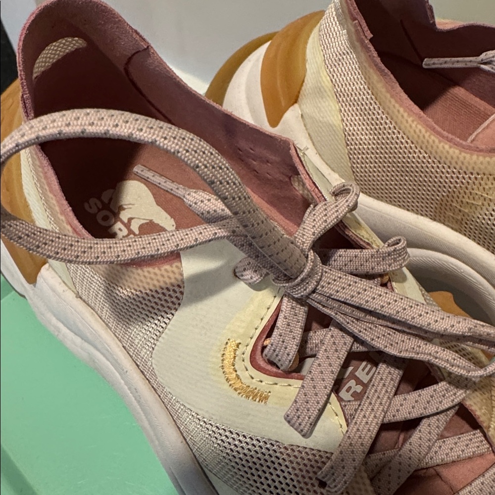 Sorel Women's Sneakers in Pink and Tan - Picture 2 of 3